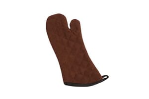 Terry Oven Mitt - Protects to 500F - 17" - Brown Terry Oven Mitt - Protects to 500F - 17" - Brown