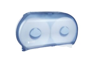 Twin 9" JBT Toilet Paper Dispenser - Classic - Arctic Blue Twin 9" JBT Toilet Paper Dispenser - Classic - Arctic Blue