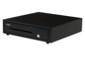 POS-X ION Cash Drawer, 16" x 16", Black, Media Slot, Manual Open POS-X ION Cash Drawer, 16" x 16", Black, Media Slot, Manual Open