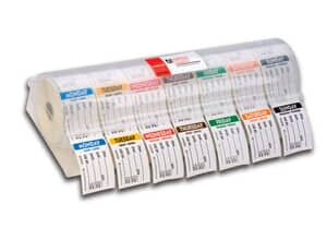 2" x 3" Trilingual Removable Labelocker Kit (Mon. - Sun.) 2" x 3" Trilingual Removable Labelocker Kit (Mon. - Sun.)