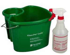 Kleen-Pail Caddy - (1) Caddy & (1) Spray Bottle - Green Kleen-Pail Caddy - (1) Caddy & (1) Spray Bottle - Green