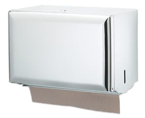 Singlefold Paper Towel Dispenser - White Singlefold Paper Towel Dispenser - White