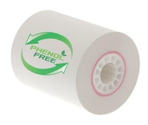 2 1/4" x 85' (58mm x 26m) BPA & BPS Free Thermal Paper (50 rolls/case) - Phenol Free 2 1/4" x 85' (58mm x 26m) BPA & BPS Free Thermal Paper (50 rolls/case) - Phenol Free