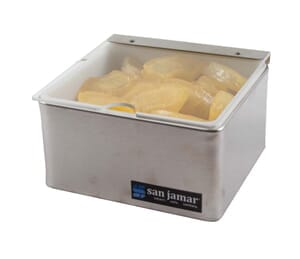 Condiment Center w/Notched Lids - (1) 1 Qt w/Individual Notched Lid Condiment Center w/Notched Lids - (1) 1 Qt w/Individual Notched Lid