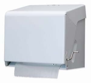Crank Paper Towel Dispenser - White Crank Paper Towel Dispenser - White