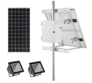 Earthtech Products Solar Sign Landscape Light Kit 2 Lights 1662 Earthtech Products Solar Sign Landscape Light Kit 2 Lights 1662 Lumens Each 250w Panel