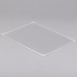 11" x 8 1/2" - Clear Vinyl Menu Covers (25 covers/pack) - 1 Panel / 2 View 11" x 8 1/2" - Clear Vinyl Menu Covers (25 covers/pack) - 1 Panel / 2 View