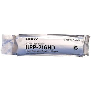216mm x 21m High Density Poly Thermal Paper for Sony UPP-216HD (5 rolls/case) 216mm x 21m High Density Poly Thermal Paper for Sony UPP-216HD (5 rolls/case)