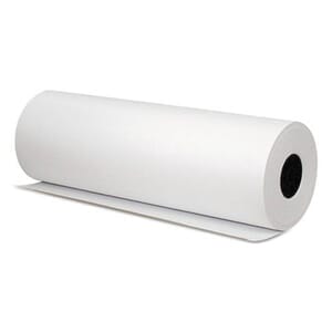 30" x 800' - 50# Bleached Bright White Kraft Roll 30" x 800' - 50# Bleached Bright White Kraft Roll