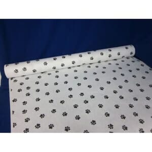 40" x 100' Paper Table Cover (1 roll) - Paw Print Design 40" x 100' Paper Table Cover (1 roll) - Paw Print Design