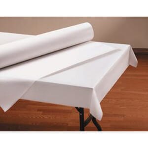 40" x 100' Paper Table Cover (1 roll) - Plain White Kraft 40" x 100' Paper Table Cover (1 roll) - Plain White Kraft