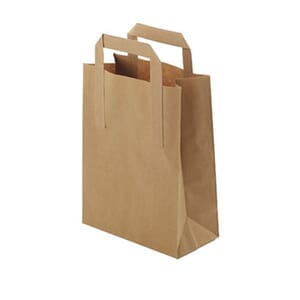 70# Brown Handle (12" x 7" x 17") Paper Bags (300ct) 70# Brown Handle (12" x 7" x 17") Paper Bags (300ct)