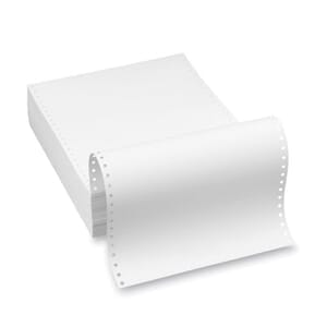 9 1/2" x 11" - 15# 4-Part Premium Carbonless Computer Paper (900 sheets/carton) L&R Perf. - White/White/White/White 9 1/2" x 11" - 15# 4-Part Premium Carbonless Computer Paper (900 sheets/carton) L&R Perf. - White/White/White/White