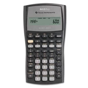 Texas Instruments BAIIPlus Financial Calculator, 10-Digit LCD Texas Instruments BAIIPlus Financial Calculator, 10-Digit LCD