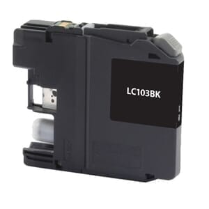 Brother LC103BK Compatible Inkjet Cartridge (600 page yield) - Black Brother LC103BK Compatible Inkjet Cartridge (600 page yield) - Black