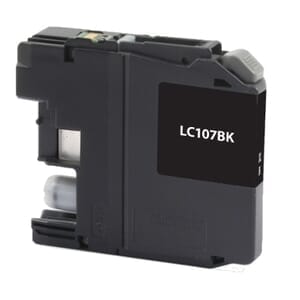 Brother LC107BK Compatible Inkjet Cartridge (1200 page yield) - Black Brother LC107BK Compatible Inkjet Cartridge (1200 page yield) - Black