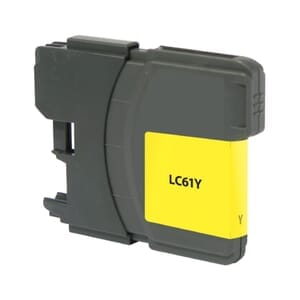 Brother LC61/65Y Compatible Inkjet Cartridge (325 page yield) - Yellow Brother LC61/65Y Compatible Inkjet Cartridge (325 page yield) - Yellow