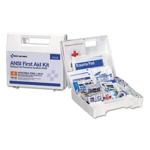 ANSI 2015 Compliant Class A Type I & II First Aid Kit for 25 People, 89 Pieces ANSI 2015 Compliant Class A Type I & II First Aid Kit for 25 People, 89 Pieces