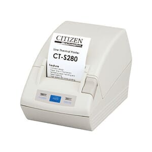 Citizen CT-S280, Thermal POS Printer, 58mm, 80 mm/Sec, 32-48 col, Parallel Citizen CT-S280, Thermal POS Printer, 58mm, 80 mm/Sec, 32-48 col, Parallel