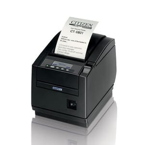 Citizen CT-S801, Thermal POS Printer, 300mm, Ethernet I/F, Black, PNE Sensor Citizen CT-S801, Thermal POS Printer, 300mm, Ethernet I/F, Black, PNE Sensor