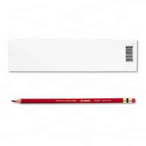 Sanford Col-Erase Pencil w/Eraser, Carmine Red Lead/Barrel, Dozen Sanford Col-Erase Pencil w/Eraser, Carmine Red Lead/Barrel, Dozen