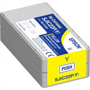 Epson SJIC22P(Y) Ink Cartridge for Epson TM-C3500 - Yellow Epson SJIC22P(Y) Ink Cartridge for Epson TM-C3500 - Yellow