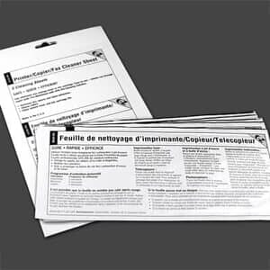 EZ Printer / Copier / Fax Cleaner Sheet (8.5" x 11") (5 / Env) EZ Printer / Copier / Fax Cleaner Sheet (8.5" x 11") (5 / Env)