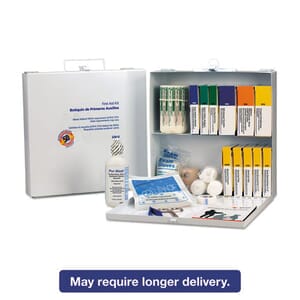 First Aid Kit for 50 People, 195 Pieces, OSHA/ANSI Compliant, Metal Case First Aid Kit for 50 People, 195 Pieces, OSHA/ANSI Compliant, Metal Case