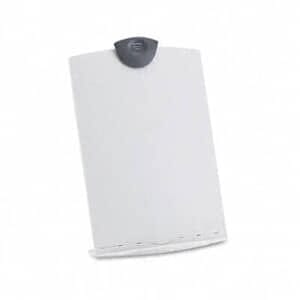 Fellows Freestanding Desktop Copy Stand/Clipboard, Plastic, 75 Sheet Capacity, Platinum Fellows Freestanding Desktop Copy Stand/Clipboard, Plastic, 75 Sheet Capacity, Platinum