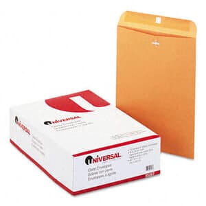 Kraft Clasp Envelope, Side Seam, 28lb, 10 x 13, Light Brown, 100/Box Kraft Clasp Envelope, Side Seam, 28lb, 10 x 13, Light Brown, 100/Box