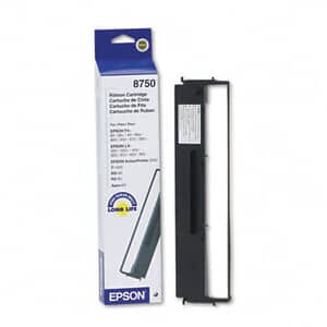 OEM Epson 8750 Printer Ribbon ONLY (1 per box) - Black OEM Epson 8750 Printer Ribbon ONLY (1 per box) - Black