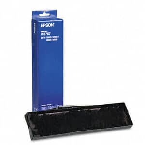 OEM Epson 8766/8767 Printer Ribbon ONLY (1 per box) - Black OEM Epson 8766/8767 Printer Ribbon ONLY (1 per box) - Black