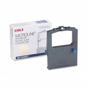OEM Okidata ML 390/390T/391/391T Printer Ribbons (1 Ribbon) - Black OEM Okidata ML 390/390T/391/391T Printer Ribbons (1 Ribbon) - Black