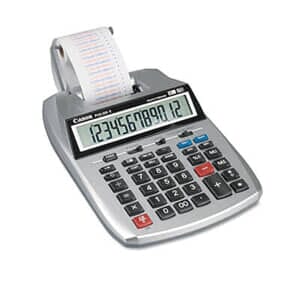 Cannon P23-DHV 12-Digit Two-Color Printing Calculator, 12-Digit LCD, Purple/Red Cannon P23-DHV 12-Digit Two-Color Printing Calculator, 12-Digit LCD, Purple/Red