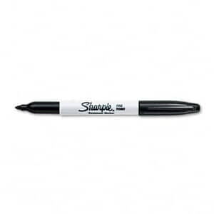 Sanford Permanent Marker, Fine Point, Black, Dozen Sanford Permanent Marker, Fine Point, Black, Dozen