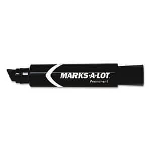 Avery-Dennison Permanent Marker, Jumbo Chisel Tip, Black (12 markers) Avery-Dennison Permanent Marker, Jumbo Chisel Tip, Black (12 markers)