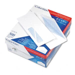Poly-Klear Insurance Form Envelopes, #10, White, 500/Box Poly-Klear Insurance Form Envelopes, #10, White, 500/Box