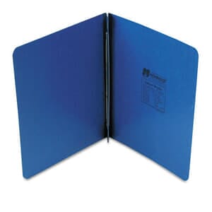 Pressboard Report Cover, Prong Clip, Letter, 3" Capacity, Dark Blue Pressboard Report Cover, Prong Clip, Letter, 3" Capacity, Dark Blue