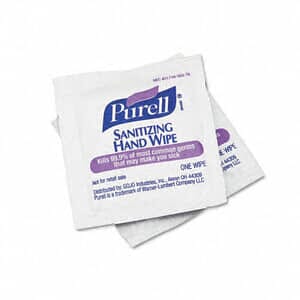 Purell 90211M Sanitizing Hand Wipes, 5" x 7" (1,000 Wipes) Purell 90211M Sanitizing Hand Wipes, 5" x 7" (1,000 Wipes)