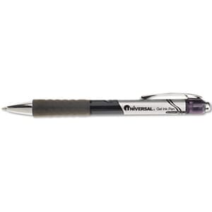 Roller Ball Retractable Gel Pen, Black Ink, Medium, Dozen Roller Ball Retractable Gel Pen, Black Ink, Medium, Dozen