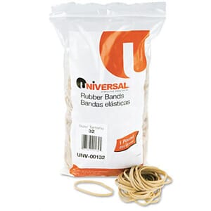 Rubber Bands, Size 32, 3 x 1/8, 820 Bands/1lb Pack Rubber Bands, Size 32, 3 x 1/8, 820 Bands/1lb Pack