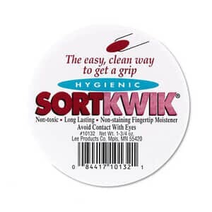 Sortkwik Fingertip Moisteners, 1 3/4 oz, Pink, 2/Pack Sortkwik Fingertip Moisteners, 1 3/4 oz, Pink, 2/Pack