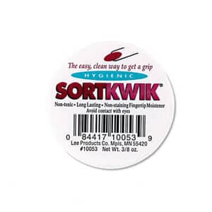 Sortkwik Fingertip Moisteners, 3/8 oz, Pink, 3/Pack Sortkwik Fingertip Moisteners, 3/8 oz, Pink, 3/Pack
