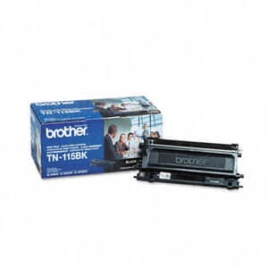 Brother TN115BK High-Yield Toner, 5000 Page-Yield, Black Brother TN115BK High-Yield Toner, 5000 Page-Yield, Black