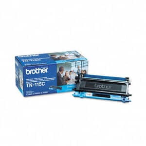 Brother TN115C High-Yield Toner, 4000 Page-Yield, Cyan Brother TN115C High-Yield Toner, 4000 Page-Yield, Cyan