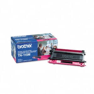 Brother TN115M High-Yield Toner, 4000 Page-Yield, Magenta Brother TN115M High-Yield Toner, 4000 Page-Yield, Magenta