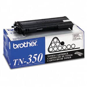 Brother TN350 Toner, 2500 Page-Yield, Black Brother TN350 Toner, 2500 Page-Yield, Black