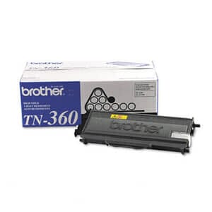 Brother TN360 High-Yield Toner, 2600 Page-Yield, Black Brother TN360 High-Yield Toner, 2600 Page-Yield, Black