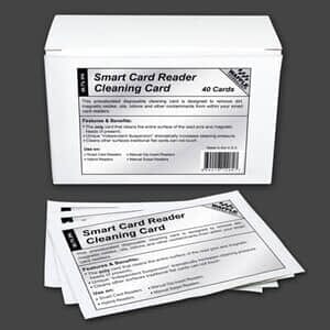 Waffletechnology Smart Card Reader Cleaning Cards (40 / Box) Waffletechnology Smart Card Reader Cleaning Cards (40 / Box)