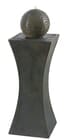 Cannonade Outdoor Solar Floor Fountain with LED